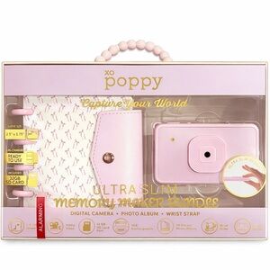 NEW XO Poppy Capture Your World Light Pink Ultra Slim Memory Maker Bundle